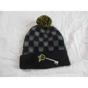 CULTUREFLY Disney Kingdom Hearts Knit Beanie Hat Pom Pom Beanie Winter Hat